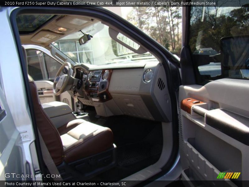 Ingot Silver Metallic / Cabela's Dark Rust/Medium Stone 2010 Ford F250 Super Duty Cabela's Edition Crew Cab 4x4