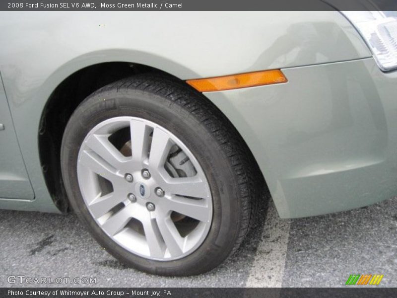 Moss Green Metallic / Camel 2008 Ford Fusion SEL V6 AWD