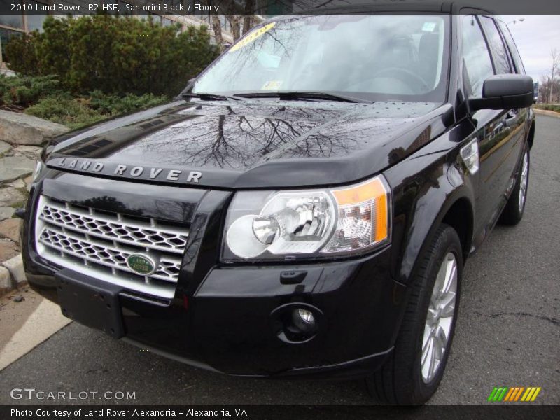 Santorini Black / Ebony 2010 Land Rover LR2 HSE