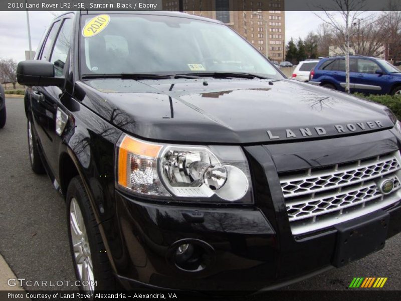 Santorini Black / Ebony 2010 Land Rover LR2 HSE