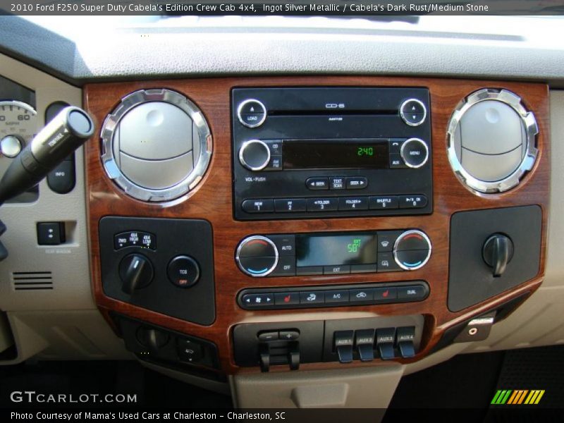 Ingot Silver Metallic / Cabela's Dark Rust/Medium Stone 2010 Ford F250 Super Duty Cabela's Edition Crew Cab 4x4