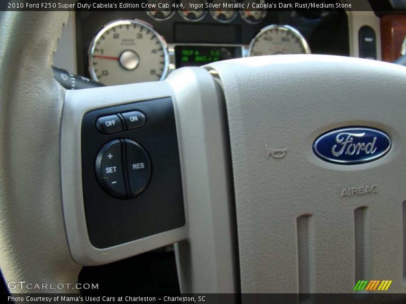 Ingot Silver Metallic / Cabela's Dark Rust/Medium Stone 2010 Ford F250 Super Duty Cabela's Edition Crew Cab 4x4
