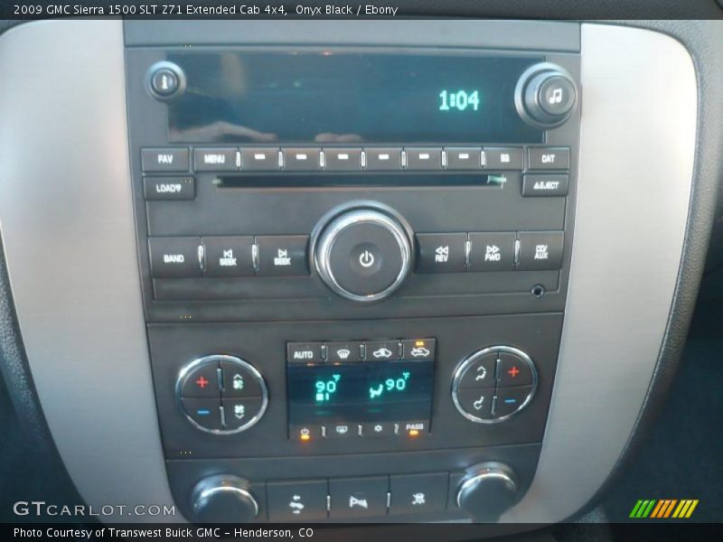 Onyx Black / Ebony 2009 GMC Sierra 1500 SLT Z71 Extended Cab 4x4