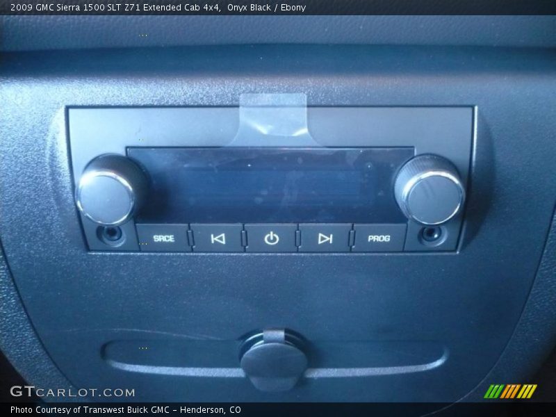Onyx Black / Ebony 2009 GMC Sierra 1500 SLT Z71 Extended Cab 4x4
