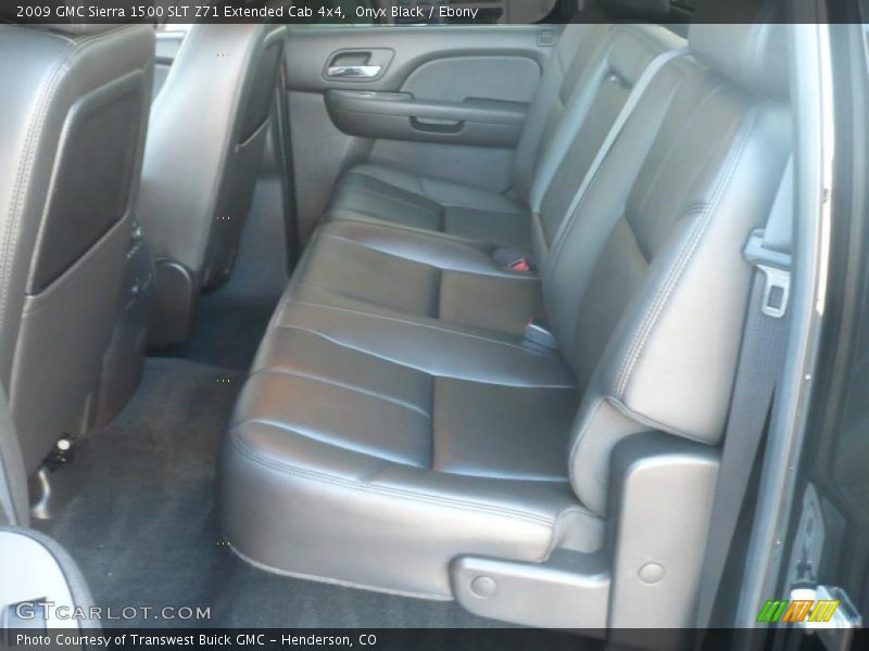 Onyx Black / Ebony 2009 GMC Sierra 1500 SLT Z71 Extended Cab 4x4