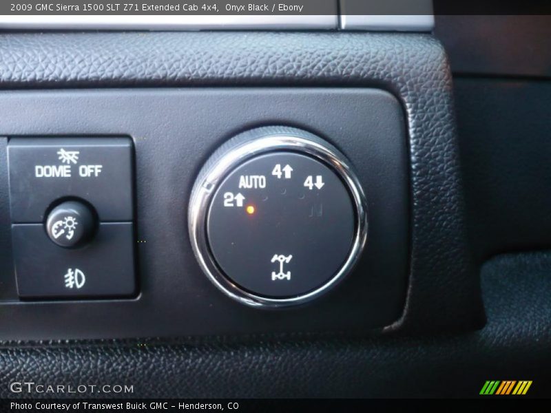 Onyx Black / Ebony 2009 GMC Sierra 1500 SLT Z71 Extended Cab 4x4