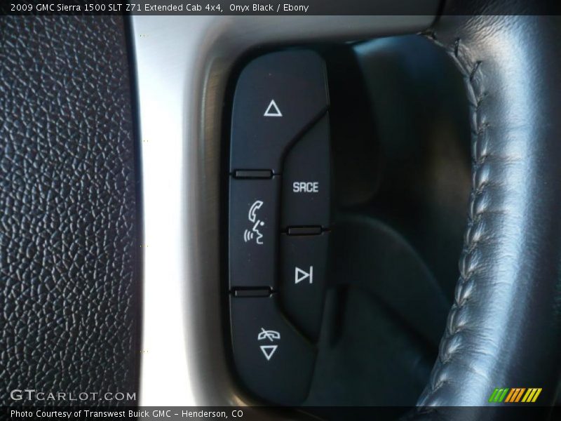 Onyx Black / Ebony 2009 GMC Sierra 1500 SLT Z71 Extended Cab 4x4