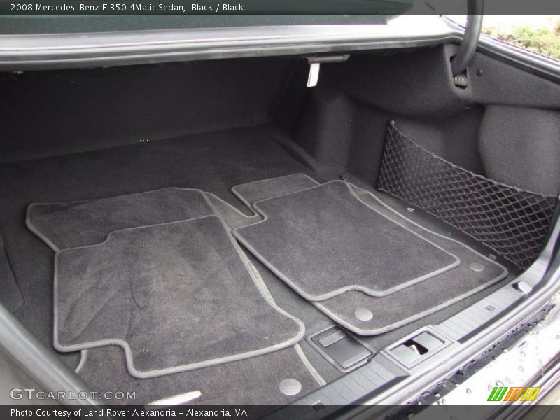 Black / Black 2008 Mercedes-Benz E 350 4Matic Sedan