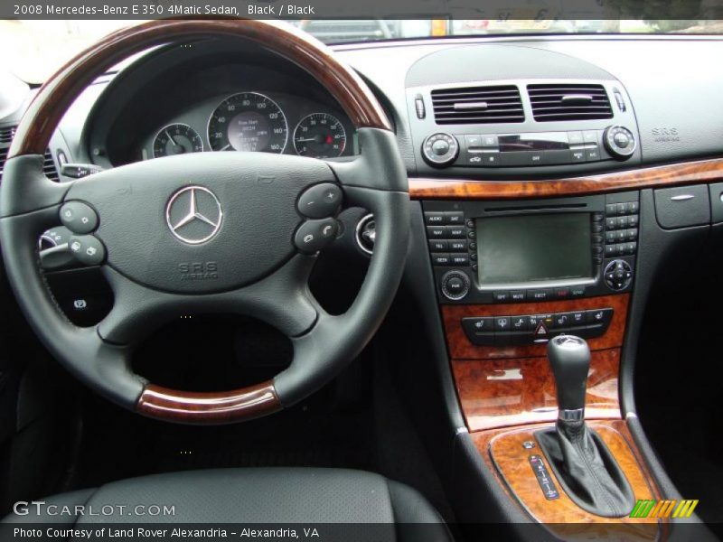 Black / Black 2008 Mercedes-Benz E 350 4Matic Sedan