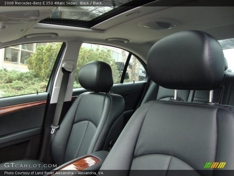 Black / Black 2008 Mercedes-Benz E 350 4Matic Sedan