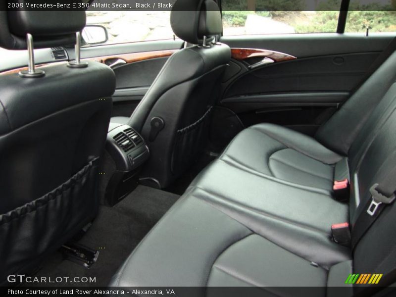 Black / Black 2008 Mercedes-Benz E 350 4Matic Sedan