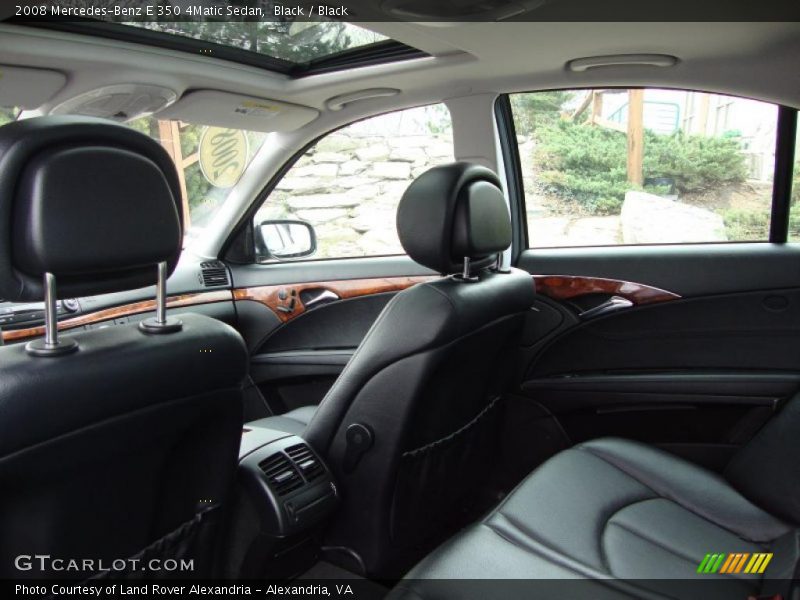 Black / Black 2008 Mercedes-Benz E 350 4Matic Sedan