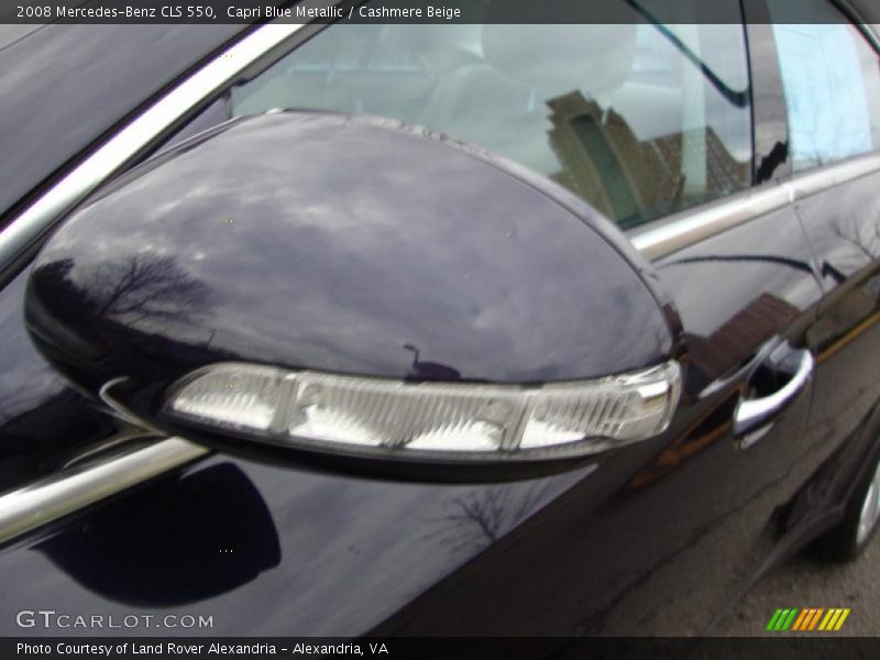Capri Blue Metallic / Cashmere Beige 2008 Mercedes-Benz CLS 550