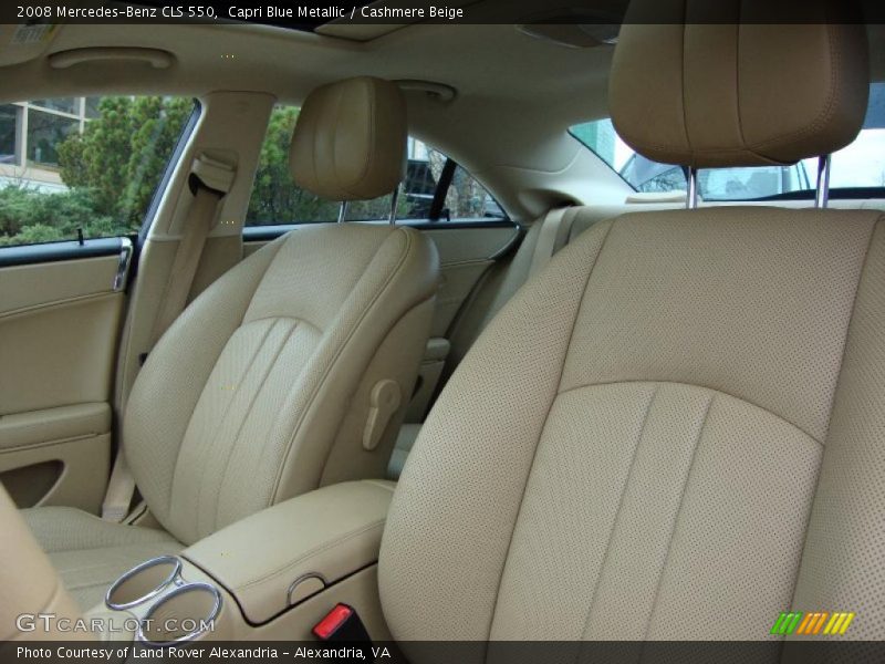 Capri Blue Metallic / Cashmere Beige 2008 Mercedes-Benz CLS 550