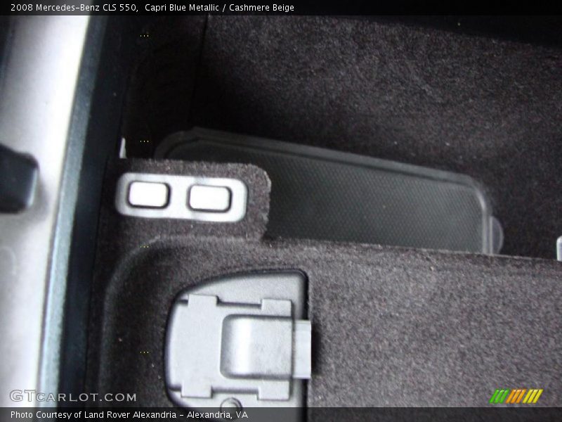 Capri Blue Metallic / Cashmere Beige 2008 Mercedes-Benz CLS 550