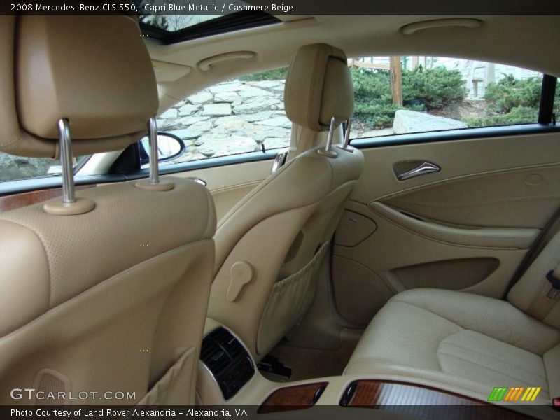 Capri Blue Metallic / Cashmere Beige 2008 Mercedes-Benz CLS 550