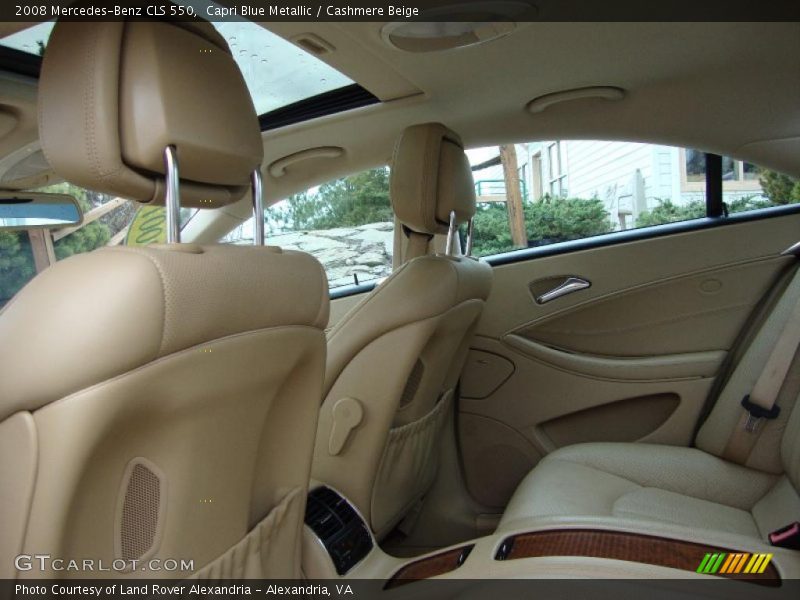 Capri Blue Metallic / Cashmere Beige 2008 Mercedes-Benz CLS 550