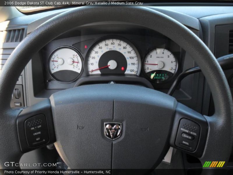 Mineral Gray Metallic / Medium Slate Gray 2006 Dodge Dakota ST Club Cab 4x4