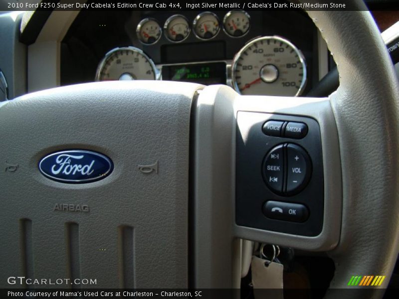 Ingot Silver Metallic / Cabela's Dark Rust/Medium Stone 2010 Ford F250 Super Duty Cabela's Edition Crew Cab 4x4