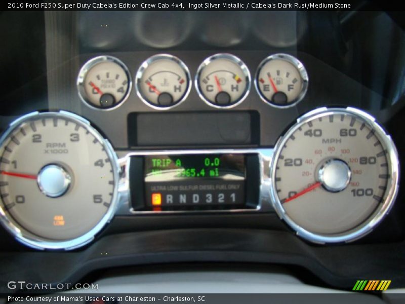 Ingot Silver Metallic / Cabela's Dark Rust/Medium Stone 2010 Ford F250 Super Duty Cabela's Edition Crew Cab 4x4