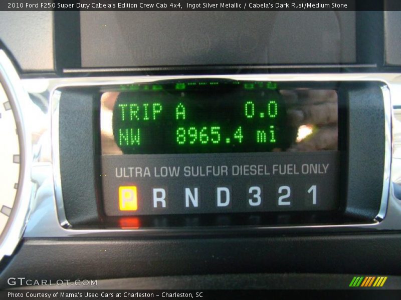 Ingot Silver Metallic / Cabela's Dark Rust/Medium Stone 2010 Ford F250 Super Duty Cabela's Edition Crew Cab 4x4