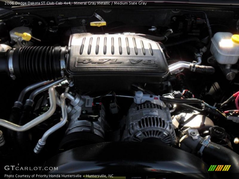 Mineral Gray Metallic / Medium Slate Gray 2006 Dodge Dakota ST Club Cab 4x4