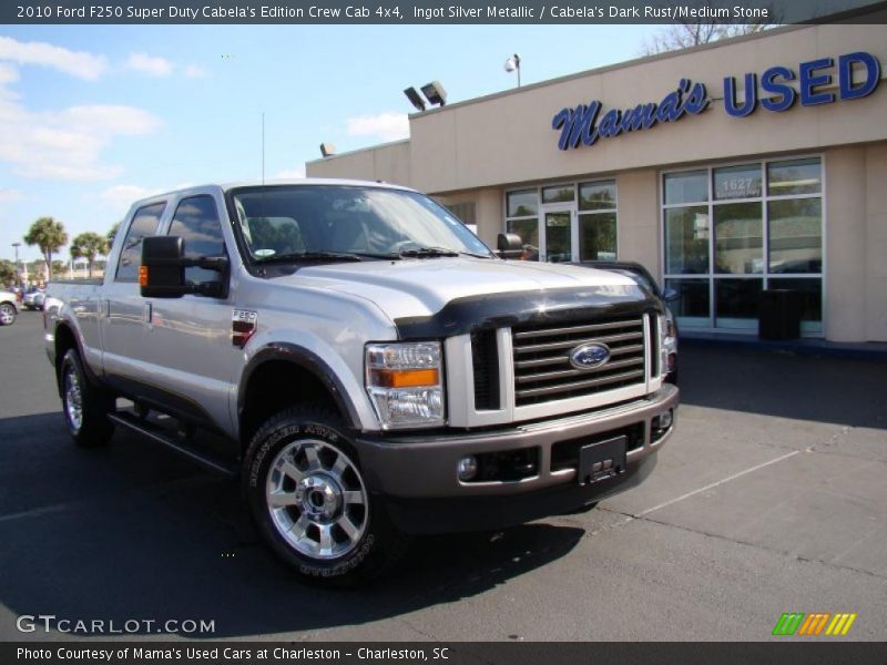 Ingot Silver Metallic / Cabela's Dark Rust/Medium Stone 2010 Ford F250 Super Duty Cabela's Edition Crew Cab 4x4