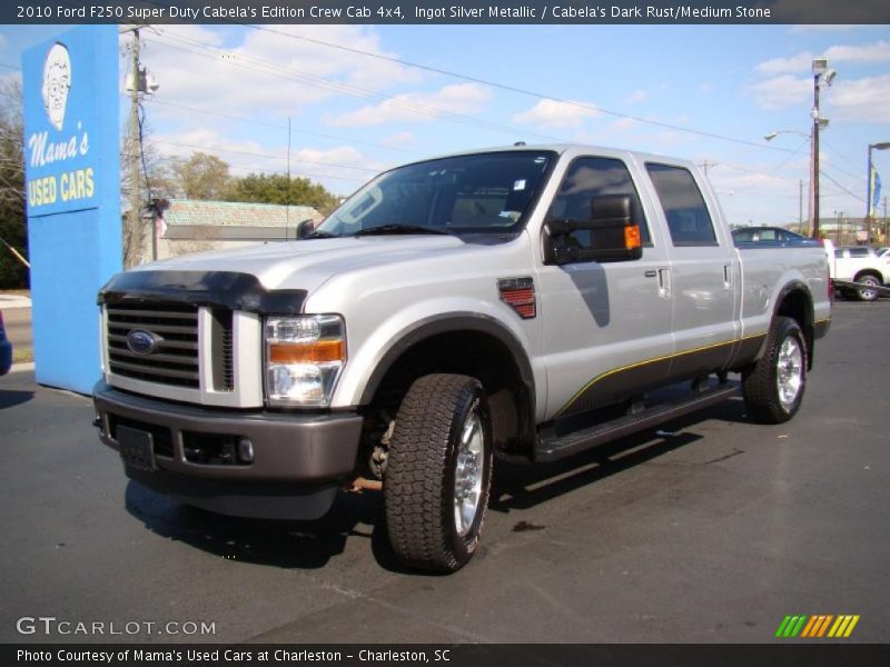 Ingot Silver Metallic / Cabela's Dark Rust/Medium Stone 2010 Ford F250 Super Duty Cabela's Edition Crew Cab 4x4