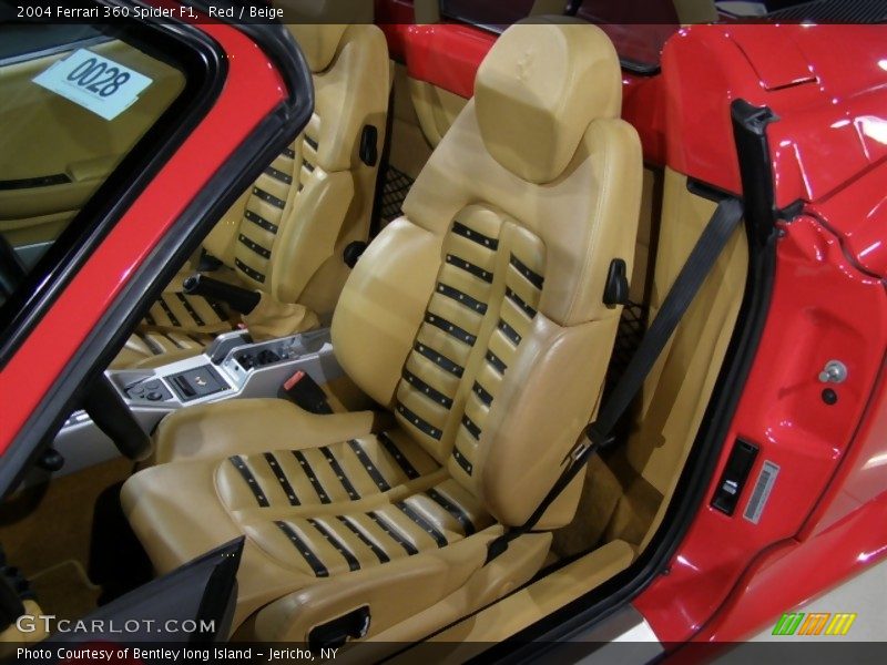  2004 360 Spider F1 Beige Interior