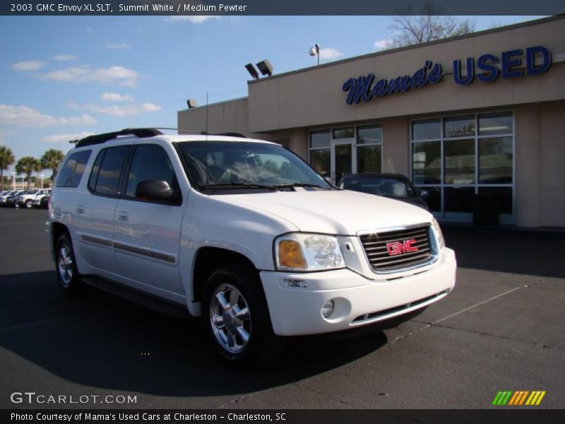 Summit White / Medium Pewter 2003 GMC Envoy XL SLT