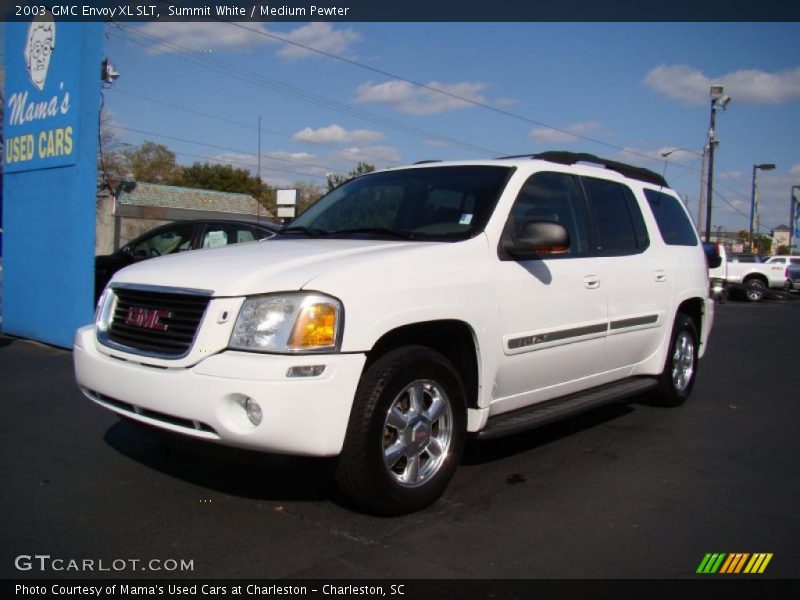 Summit White / Medium Pewter 2003 GMC Envoy XL SLT