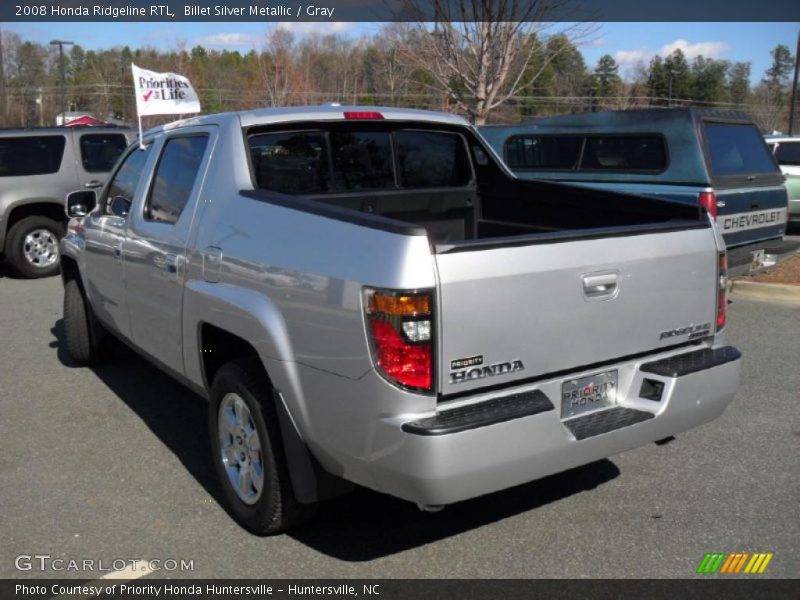 Billet Silver Metallic / Gray 2008 Honda Ridgeline RTL