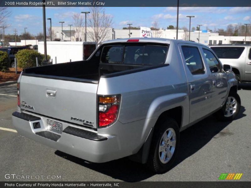 Billet Silver Metallic / Gray 2008 Honda Ridgeline RTL
