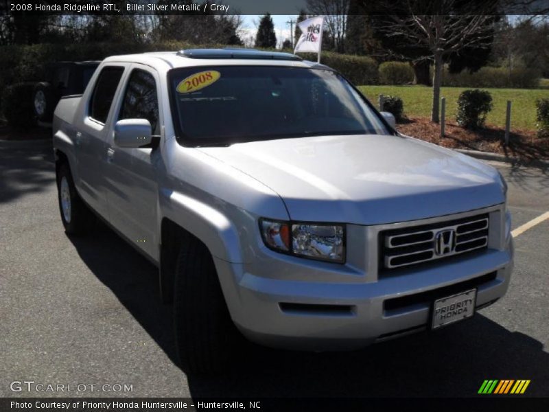 Billet Silver Metallic / Gray 2008 Honda Ridgeline RTL