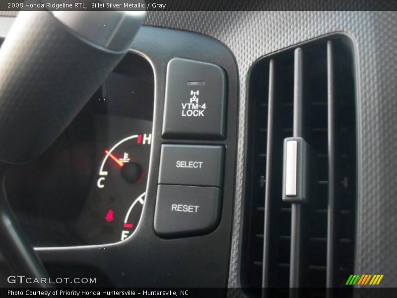 Billet Silver Metallic / Gray 2008 Honda Ridgeline RTL