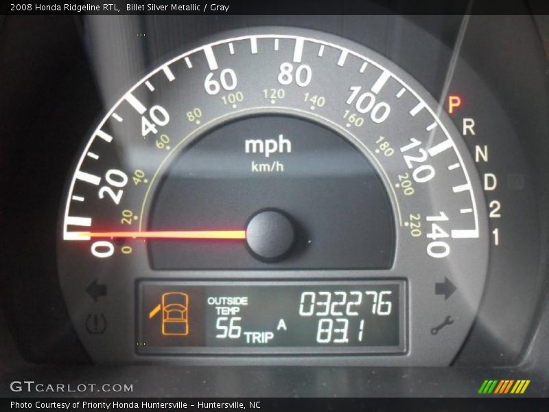 Billet Silver Metallic / Gray 2008 Honda Ridgeline RTL