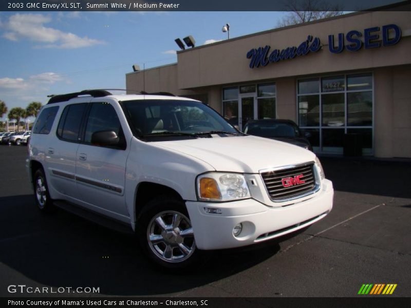 Summit White / Medium Pewter 2003 GMC Envoy XL SLT