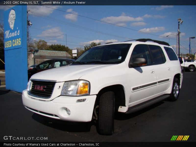 Summit White / Medium Pewter 2003 GMC Envoy XL SLT