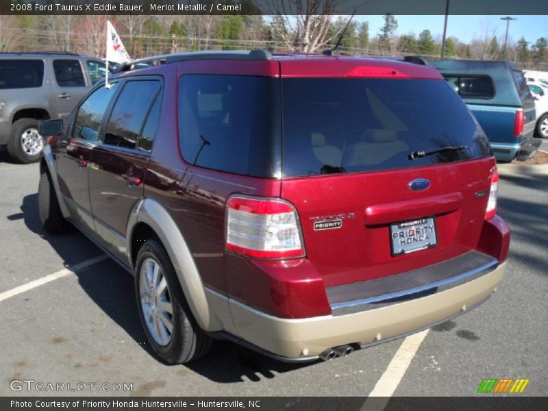 Merlot Metallic / Camel 2008 Ford Taurus X Eddie Bauer