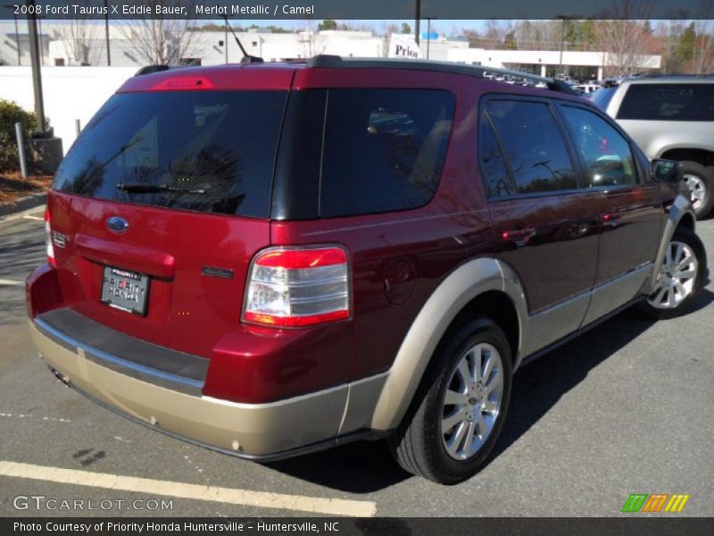 Merlot Metallic / Camel 2008 Ford Taurus X Eddie Bauer