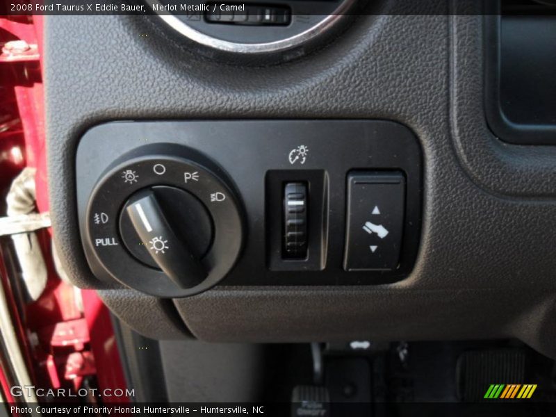 Controls of 2008 Taurus X Eddie Bauer