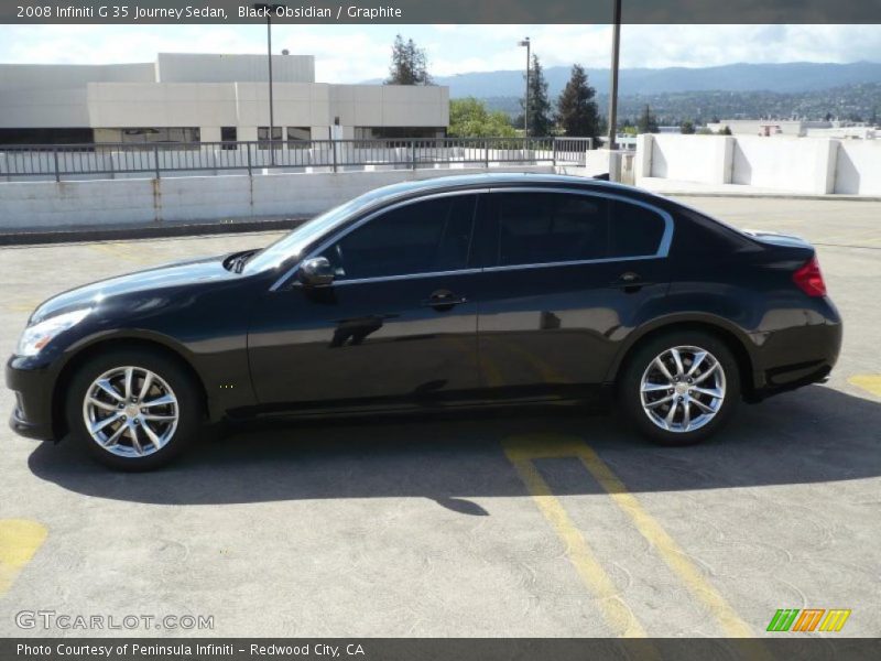 Black Obsidian / Graphite 2008 Infiniti G 35 Journey Sedan