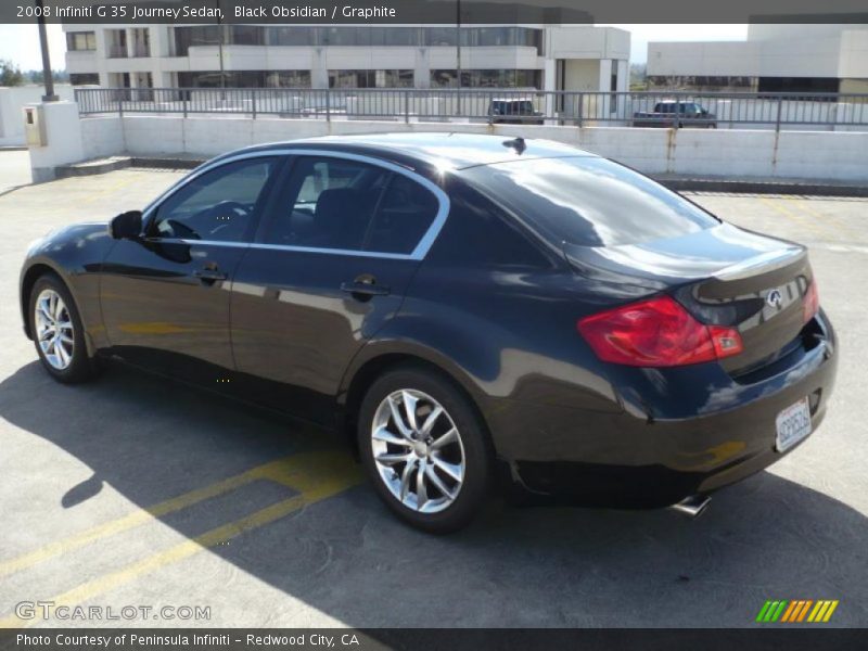 Black Obsidian / Graphite 2008 Infiniti G 35 Journey Sedan