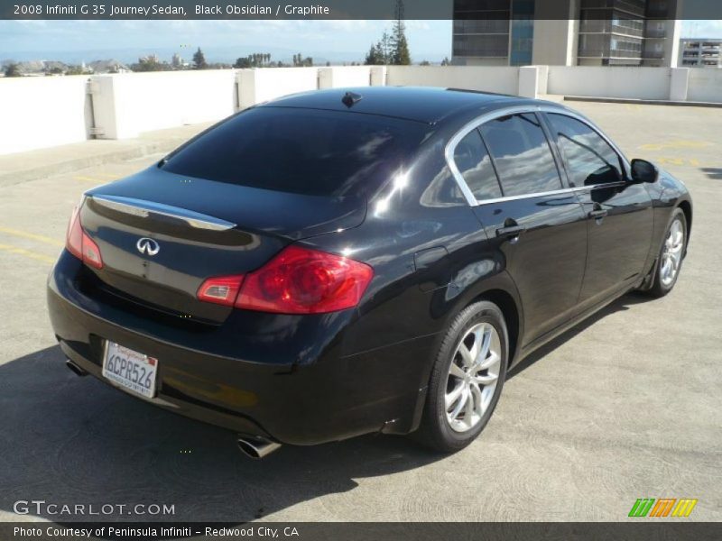 Black Obsidian / Graphite 2008 Infiniti G 35 Journey Sedan