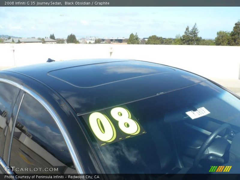 Black Obsidian / Graphite 2008 Infiniti G 35 Journey Sedan