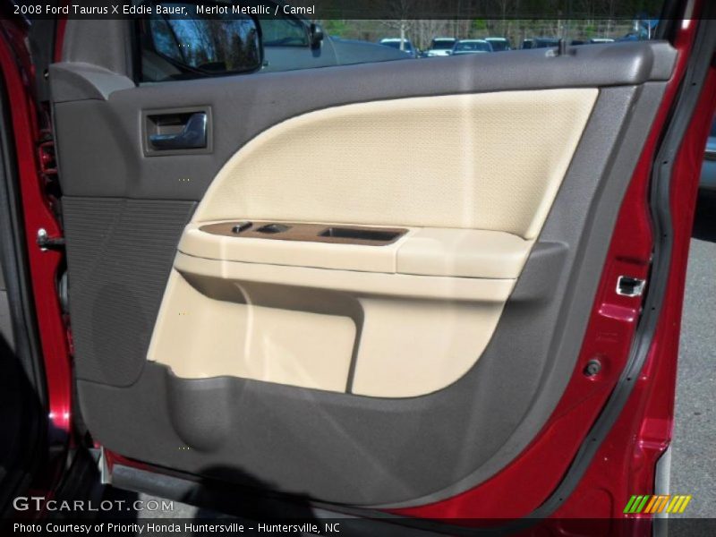 Merlot Metallic / Camel 2008 Ford Taurus X Eddie Bauer