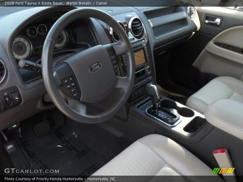 Merlot Metallic / Camel 2008 Ford Taurus X Eddie Bauer