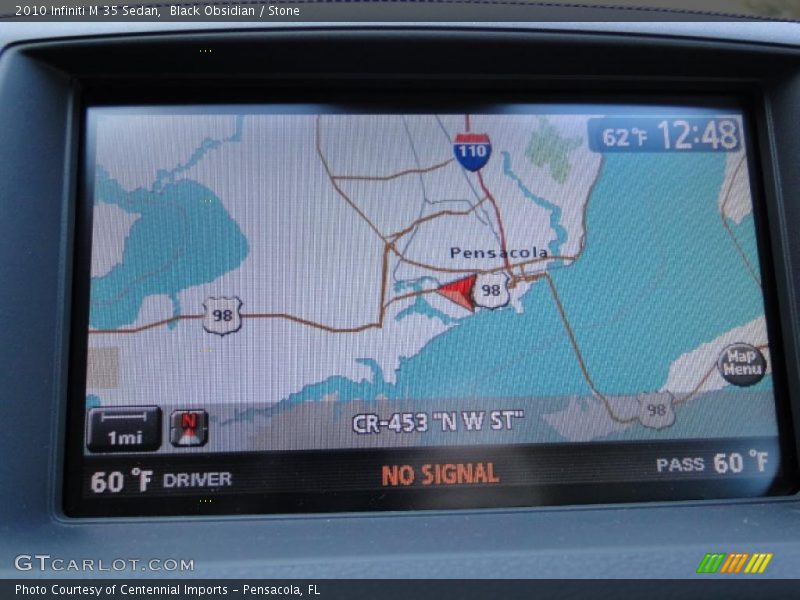 Navigation of 2010 M 35 Sedan