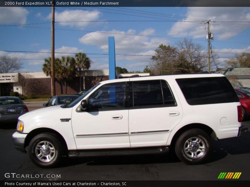 Oxford White / Medium Parchment 2000 Ford Expedition XLT