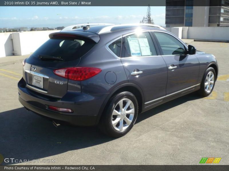 Blue Slate / Wheat 2010 Infiniti EX 35 Journey AWD